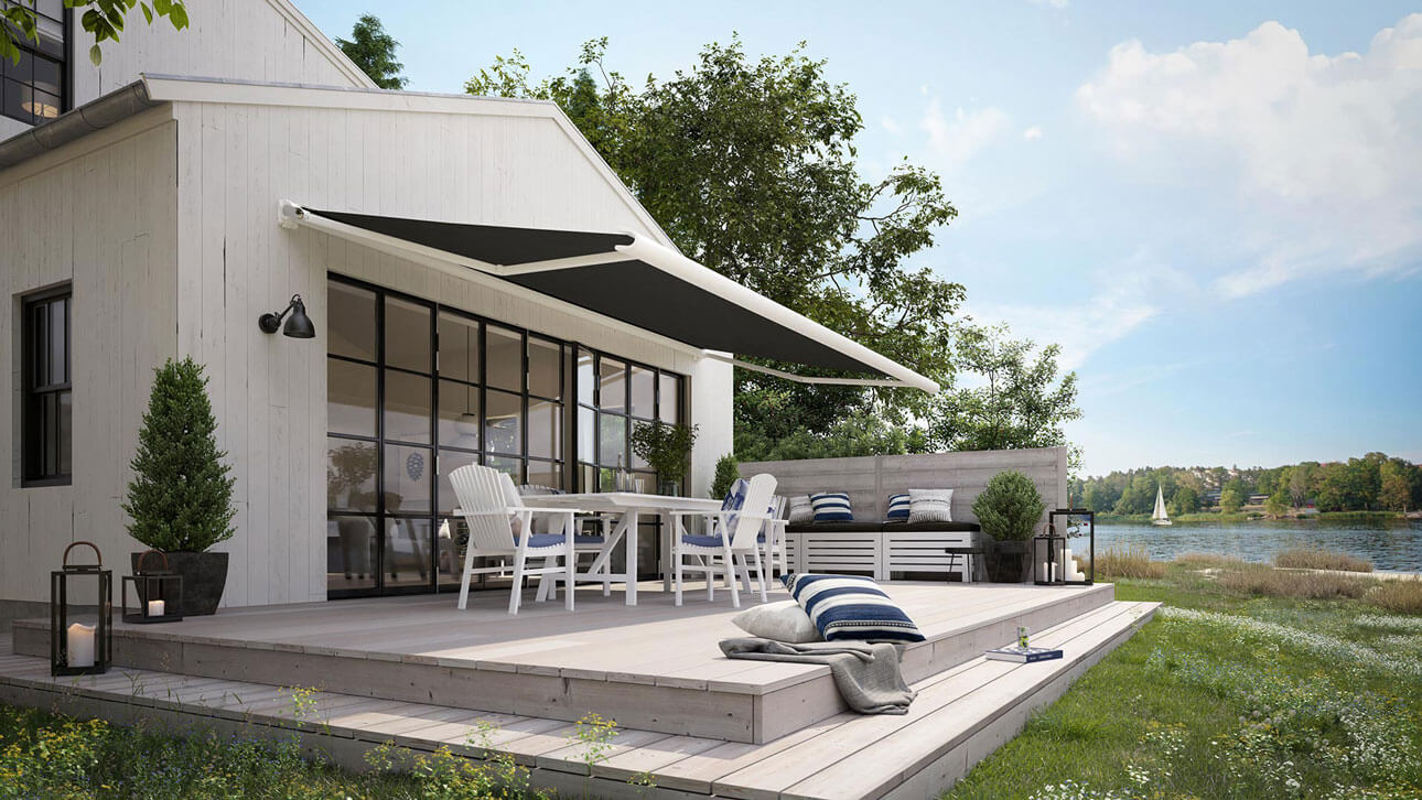 Homepage Fa. rollostein GmbH: Startbild